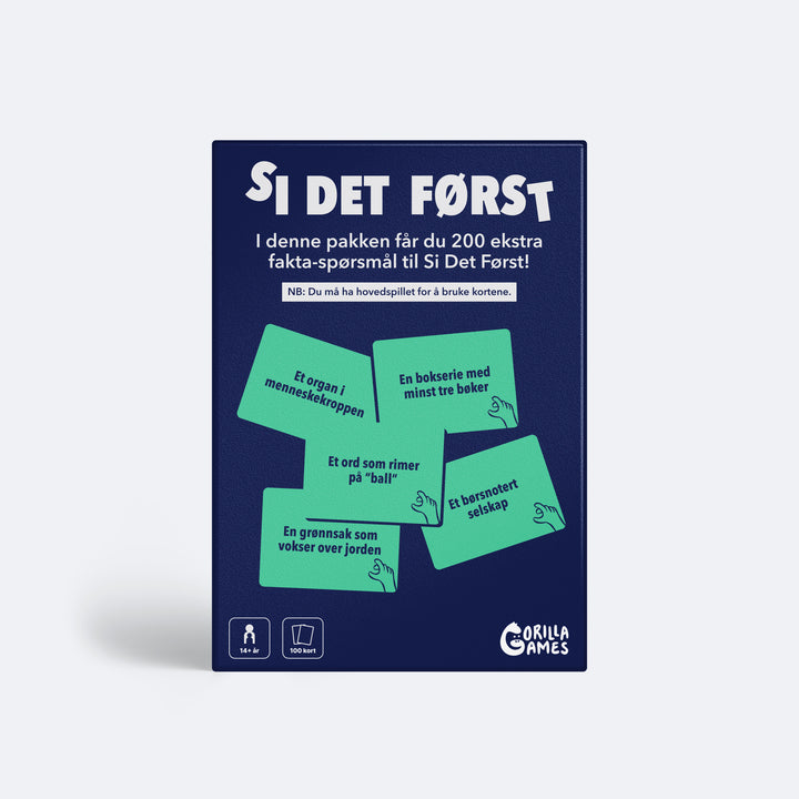 Si Det Først - Fakta - Ekstrakort